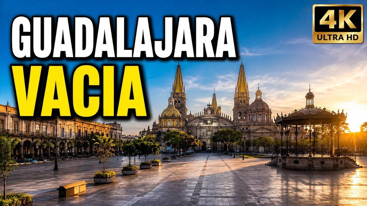 Así amaneció Guadalajara en Código Rojo 🚨 Recorriendo una Ciudad Casi Vacía Tras los bloqueos 