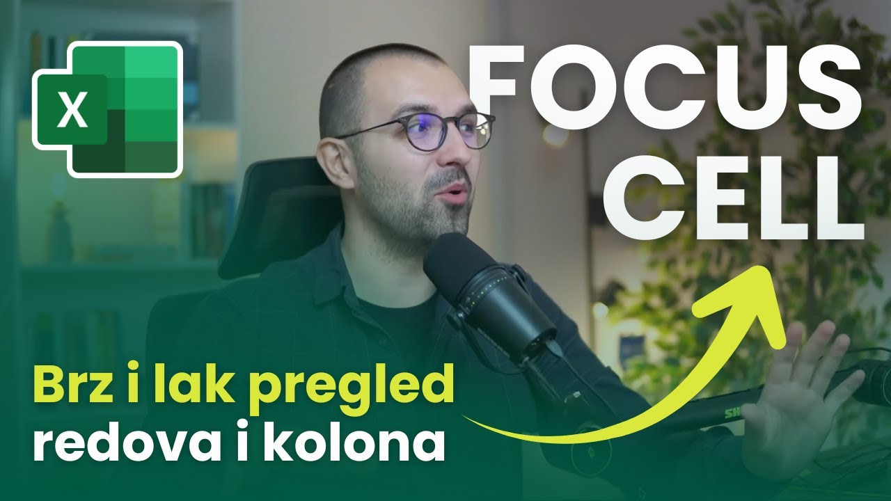 Excel trik koji omogućava lak vizuelni pregled kolona i redova (Focus cell)