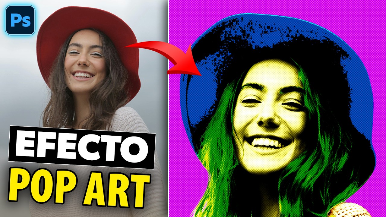🎨 EFECTO POP ART en Photoshop 😱 Varias TÉCNICAS que DEBES PROBAR