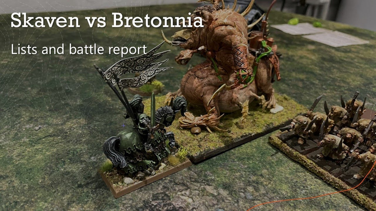 Skaven vs Bretonnia - List analysis and battle report
