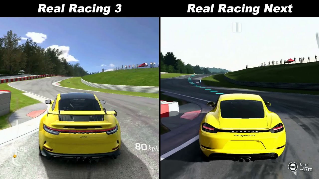 Real Racing 3 vs Real Racing Next @ Lime Rock Park