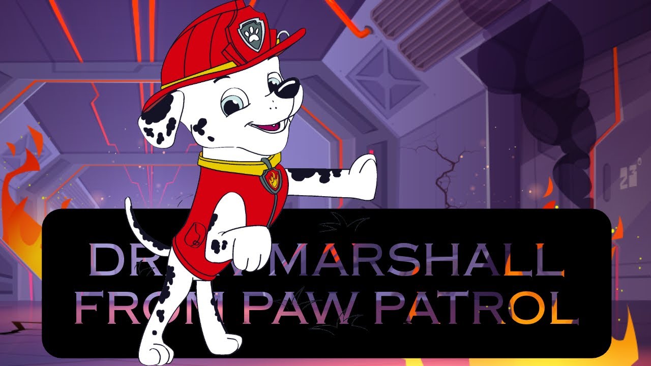 Draw Marshall from Paw Patrol - Procreate Art | Miro’s Art 