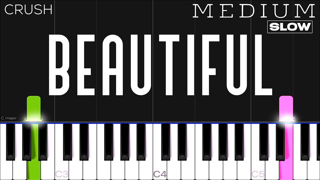 [Goblin OST] 크러쉬 (Crush) - Beautiful | SLOW Piano Tutorial