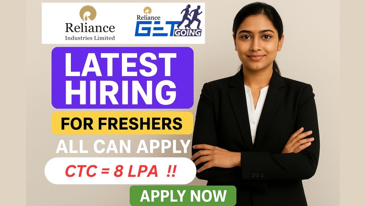 Reliance Industries Limited 🥳🔥 GET 2026 Latest Hiring For Freshers | All can apply #hiring #latest 
