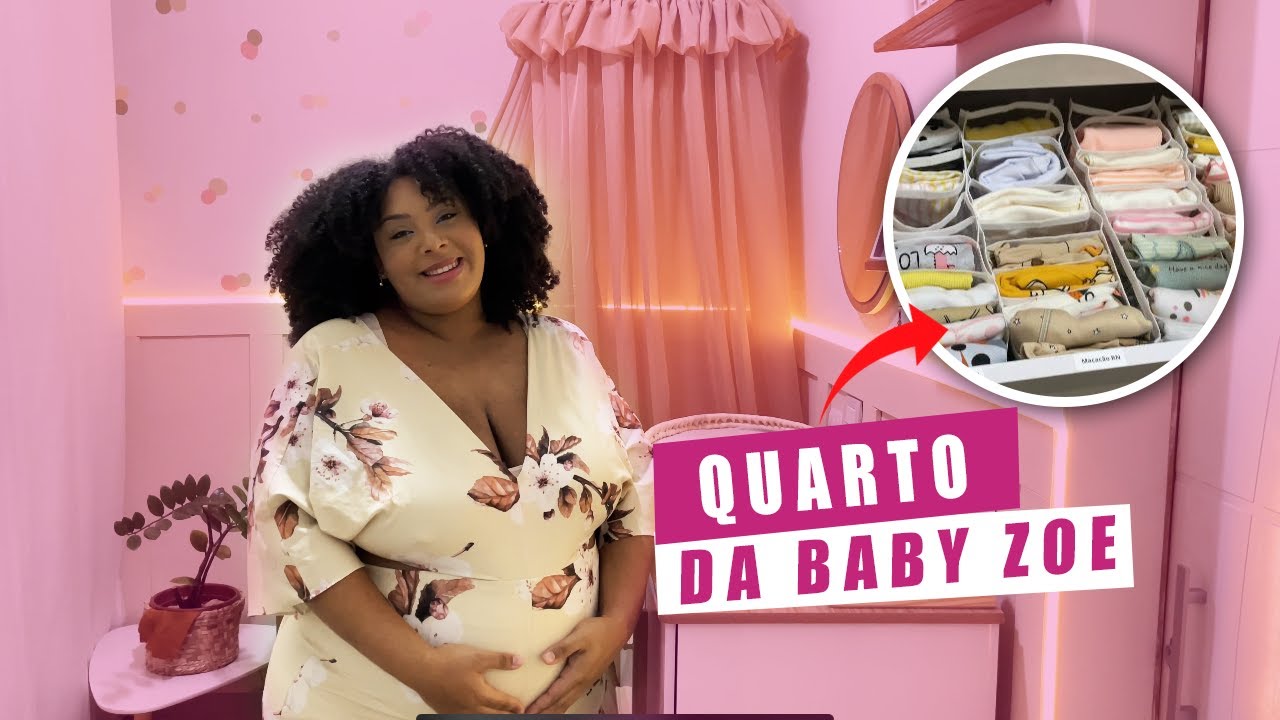 TOUR COMPLETO PELO QUARTO DA BEBE ZOE   I  DECORAÇÃO MINIMALISTA