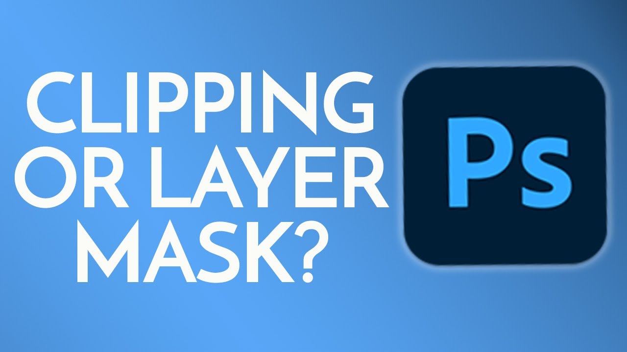 Clipping Mask vs Layer Mask. Same? Different? [Photoshop Tutorial] 