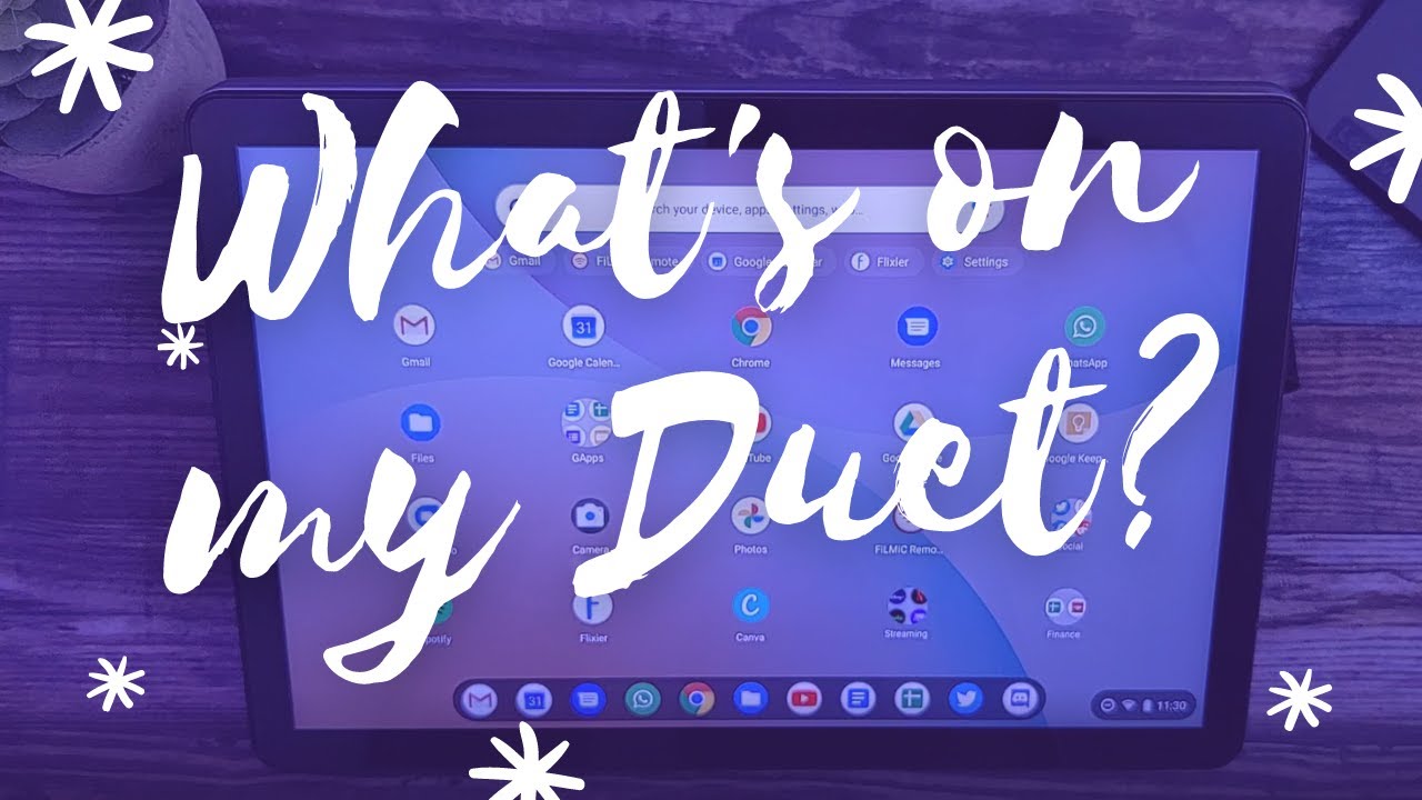 WHAT'S ON MY DUET: The 5 Apps I Use the Most On My Lenovo Chromebook Duet Tablet