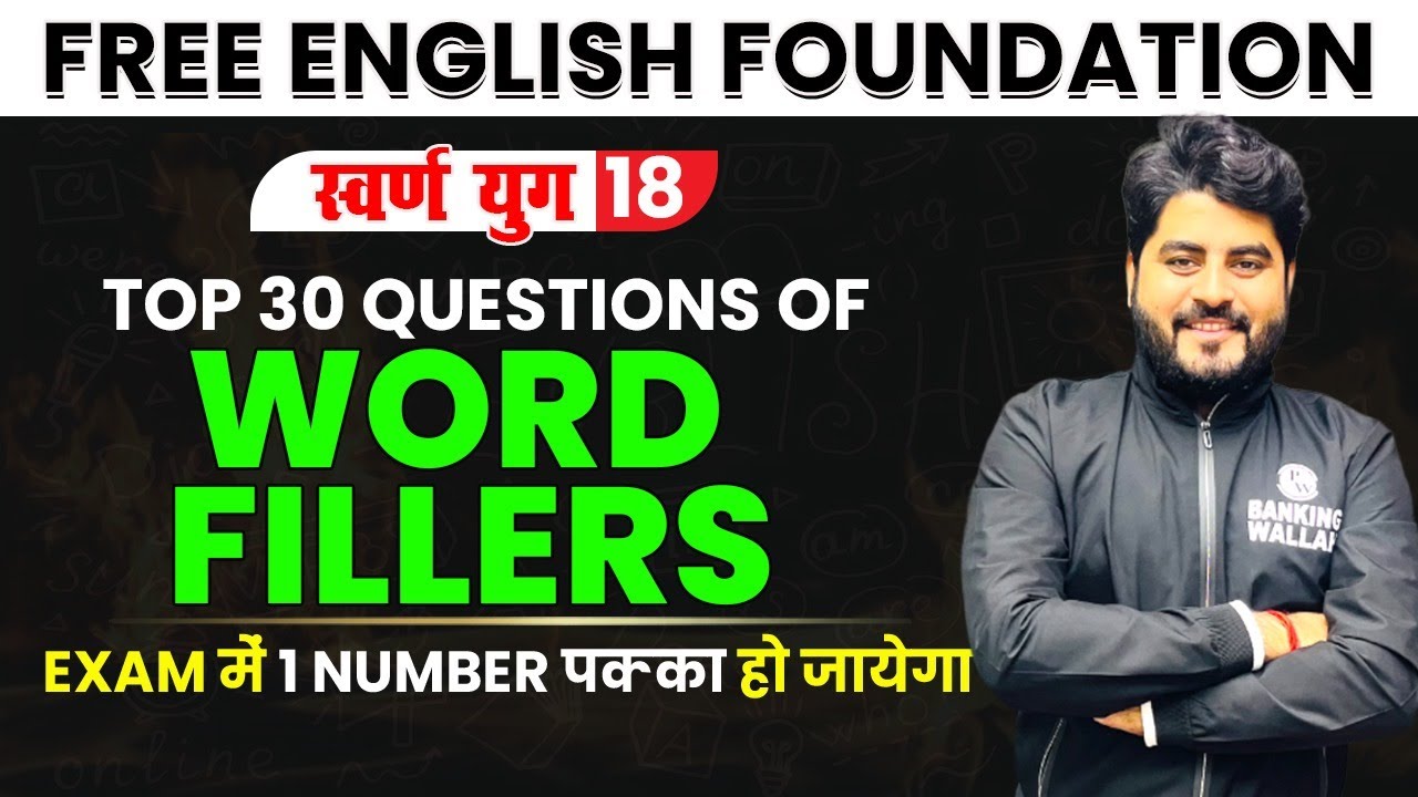 Word Fillers | Top 30 Questions | English by Vishal Sir | Bank Exams