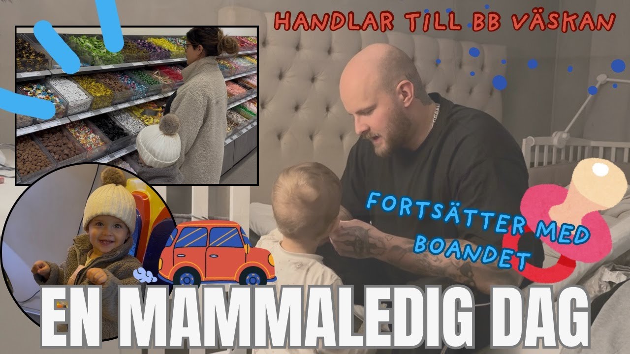 EN MAMMALEDIG DAG MED OSS - Vi forts&auml;tter boa och handlar det sista till BBv&auml;skan