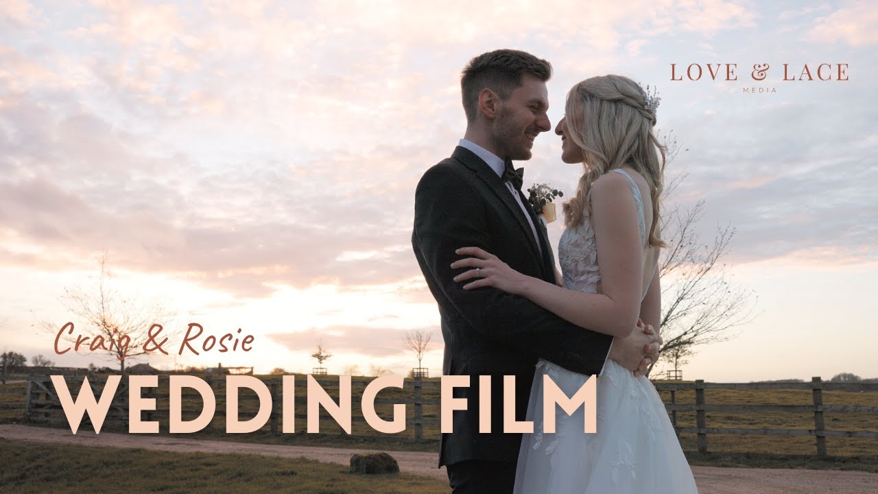 Craig & Rosie | Wedding Film at Dodford Manor Barn by Love & Lace Media