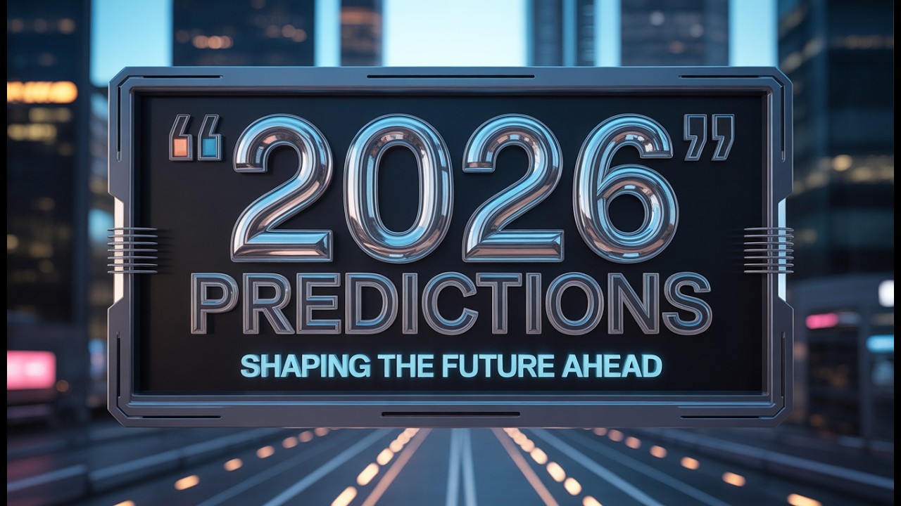9 прогнозов на 2026 год!