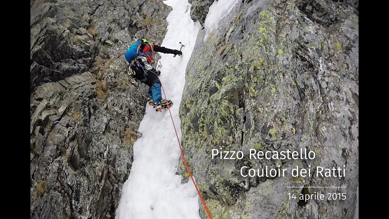 Pizzo Recastello Couloir dei Ratti Aprile 2015 | GoPro HD