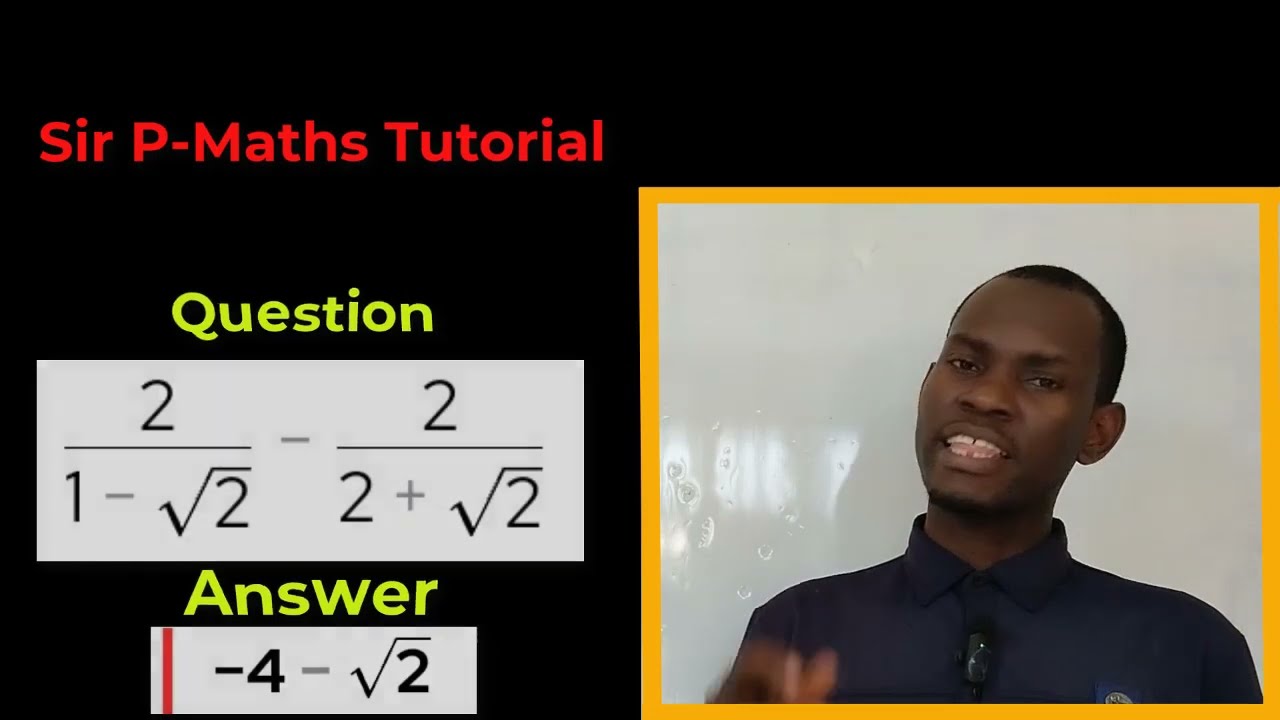 Rationalization and conjugation of Surds