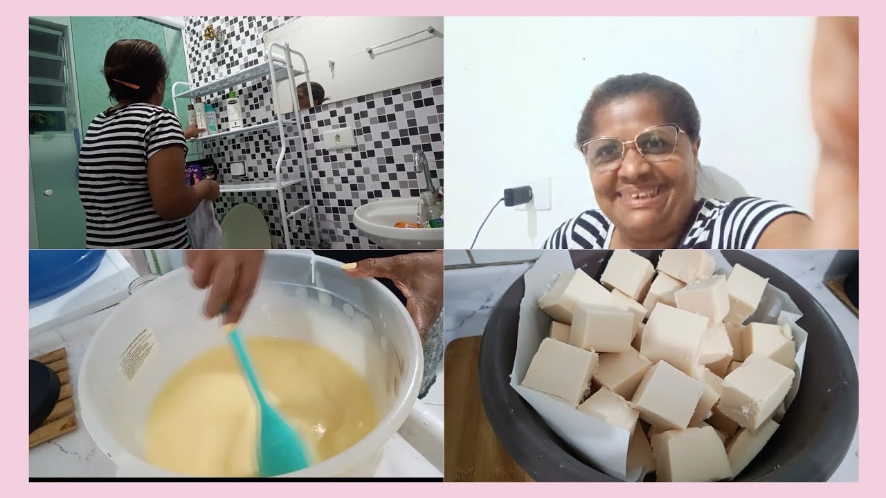 dia produtivo na casinha 🏡 da Rô 💃: decoração do banheiro e sabão caseiro ✨