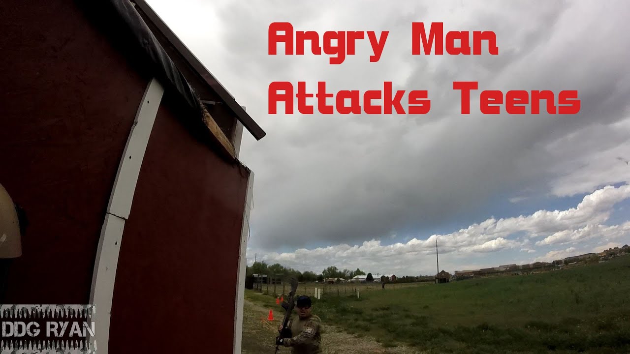 Old Man Attacks Teenagers in Airsoft | Airsoft Gameplay