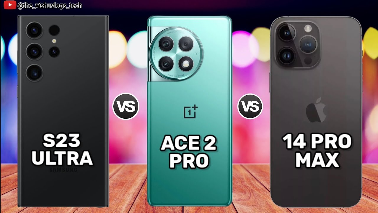 Samsung Galaxy S23 Ultra vs OnePlus Ace 2 Pro vs Apple iPhone 14 Pro Max || Comparison || Reviews