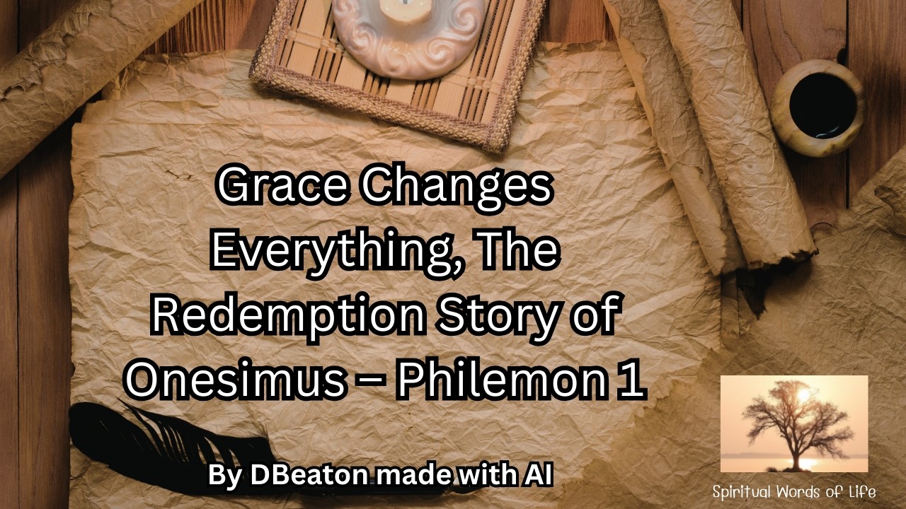 Philemon 1 Receive Him as Mine Own Bowels