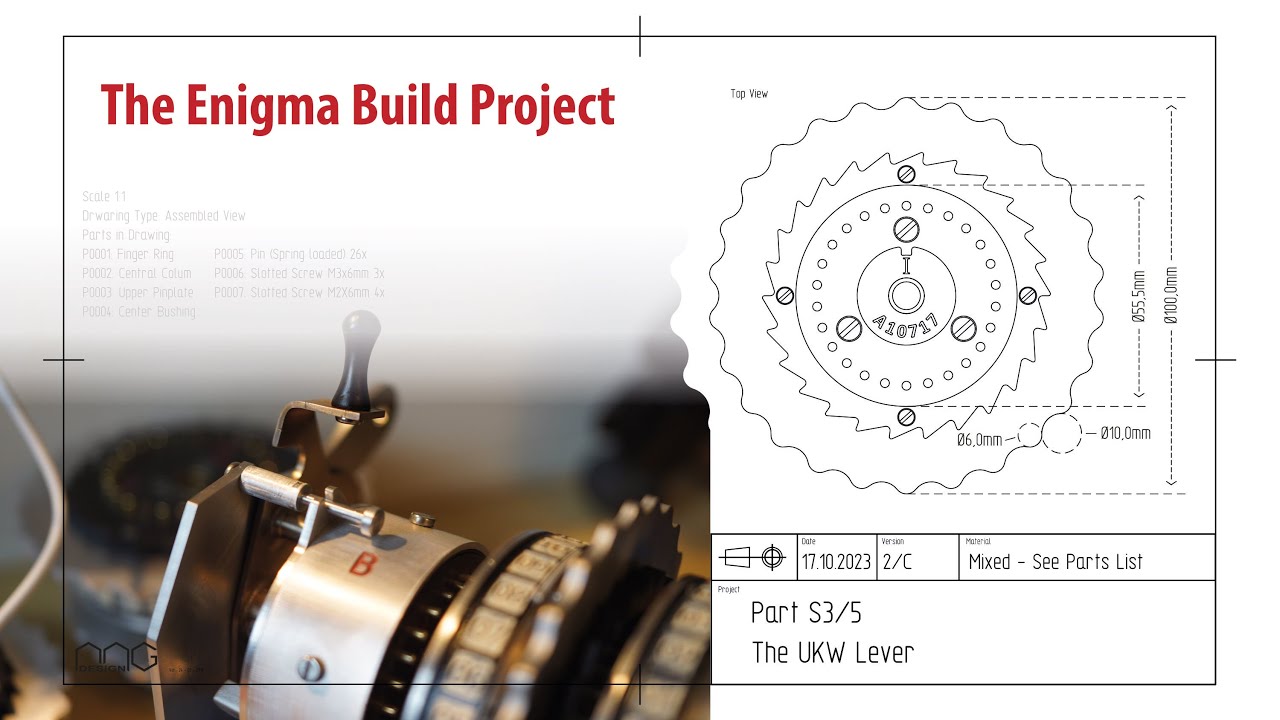 The Enigma Build Project – s3e5 Electroplating and ball turning to make the UKW Move