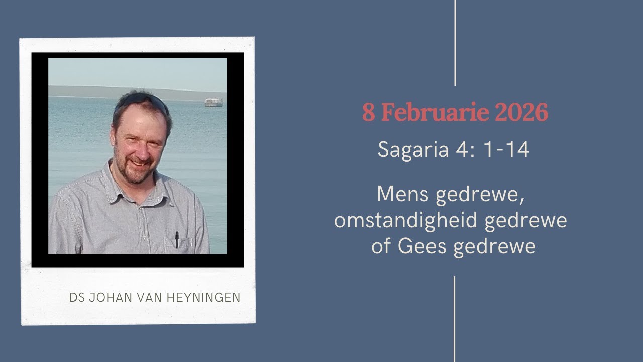 Mens gedrewe, omstandigheid gedrewe of Gees gedrewe.