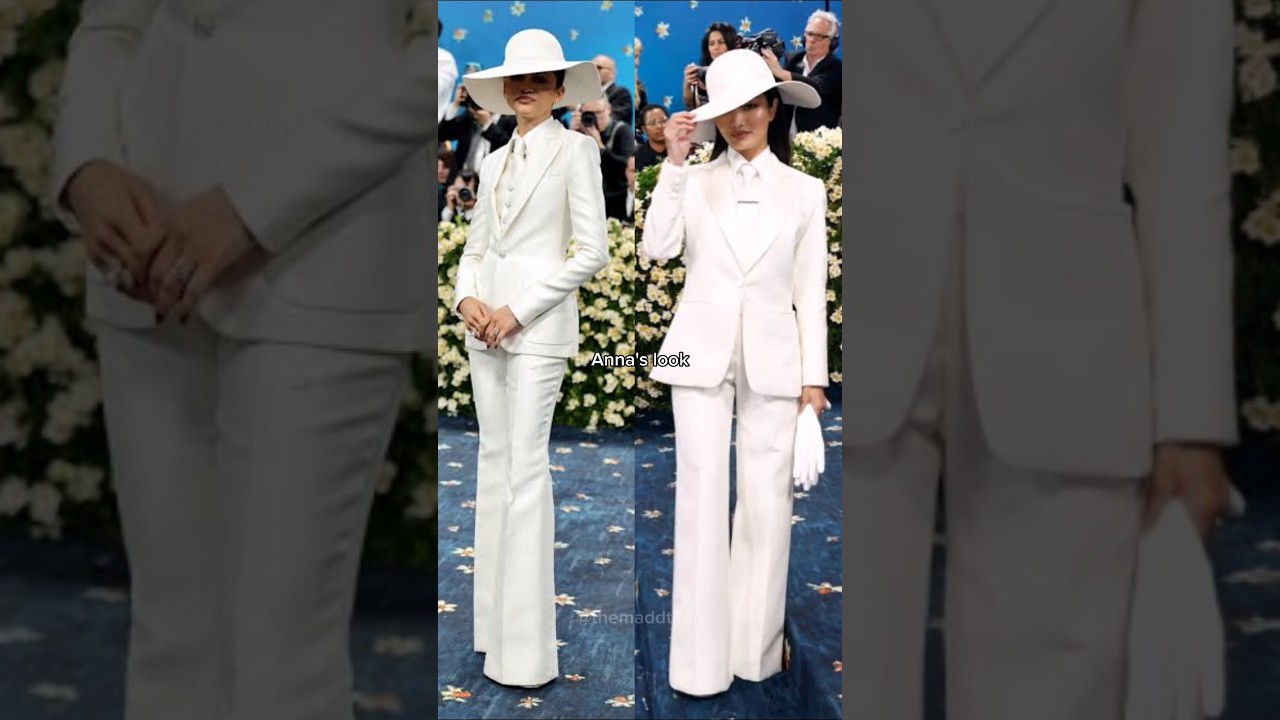 Law Roach's reaction to Anna sawai's outfit at met gala twinning Zendaya #shorts #zendaya #metgala