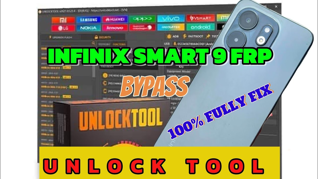 INFINIX SMART 9 (X6532) (X6532C)FRP (GOOGLE ACCOUNT) BYPASS UNLOCK TOOL 100% DONE #foryou #frp 