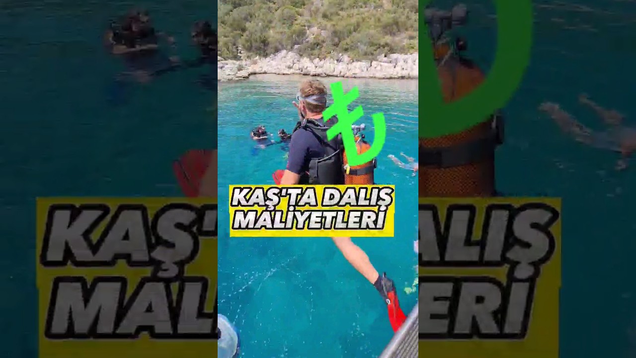 Kaş'ta Dalış Yapmak Ne Kadar?🤿💰🤔.Benim Tercihim @oceanidsdalismerkezi #canhicyilmaz #dalış #kaş