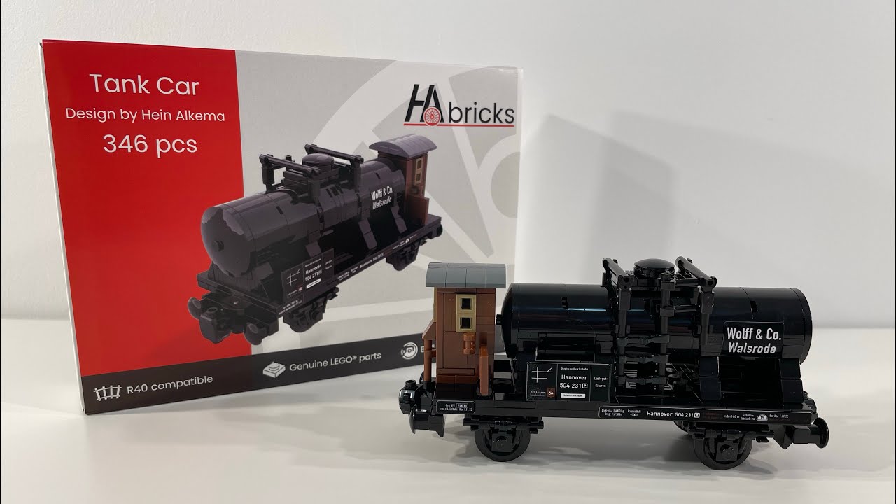LEGO Trains - HA Bricks Tank Car Set Review
