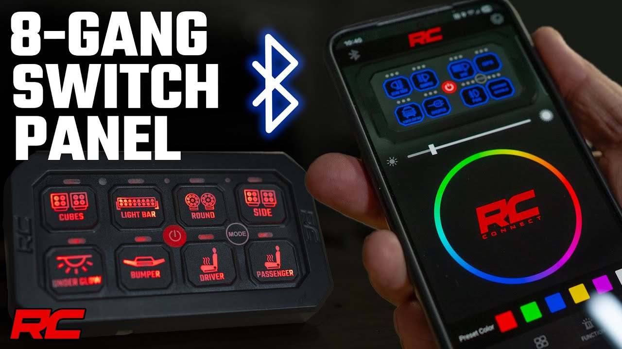 8-Gang Multiple Light Controller with Bluetooth
