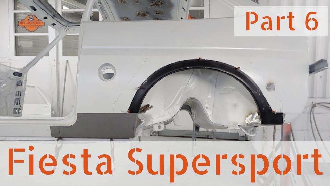 Начался ремонт задней арки на Ford Fiesta Supersport MK1!