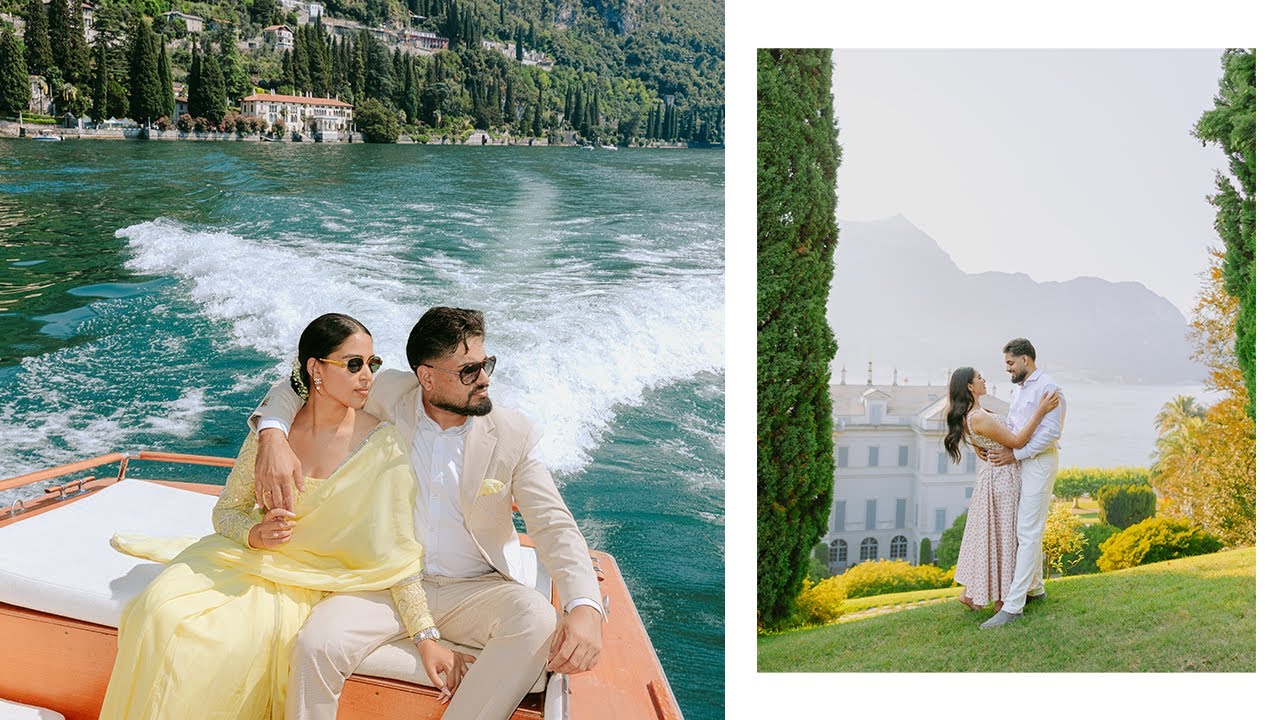 Sharon & Jaspal | Indian Pre-Wedding in Florence, Tuscany & Lake Como | Cinematic Destination Shoot
