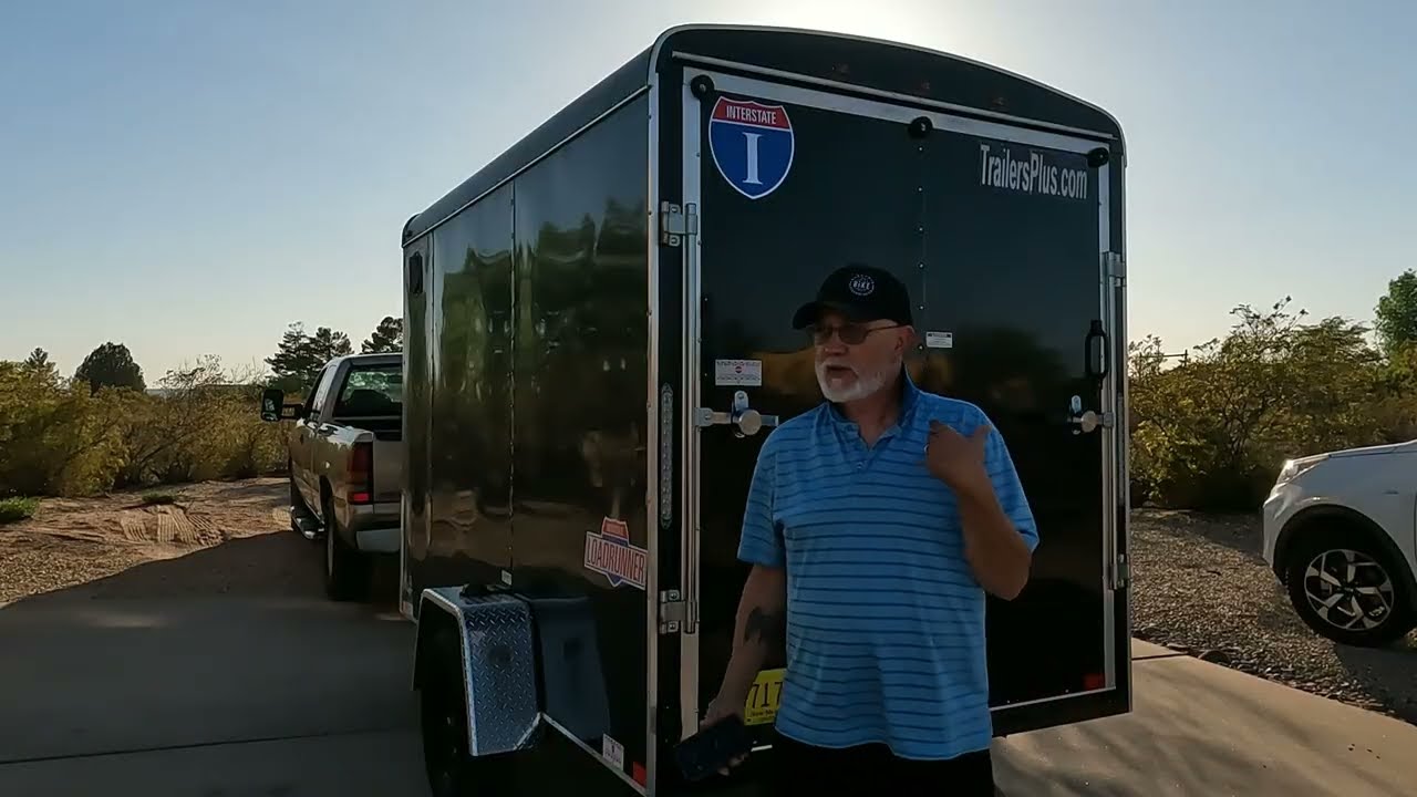 Back at Tadpole Smitty's Garage 6-month review of his 6x10 TrailerPlus cargo trailer