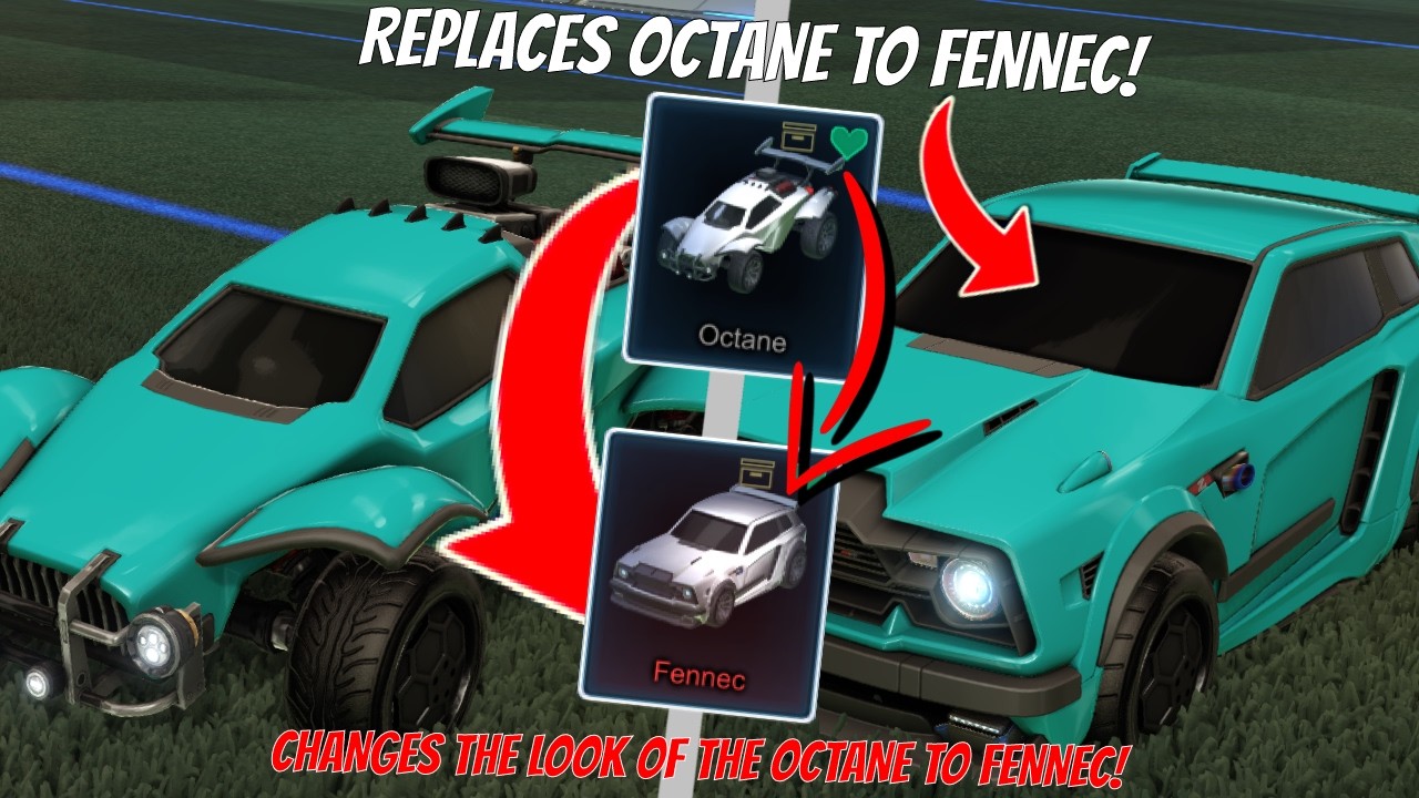 HOW TO SWAP THE OCTANE TO THE FENNEC CAR BODY IN ROCKET LEAGUE!