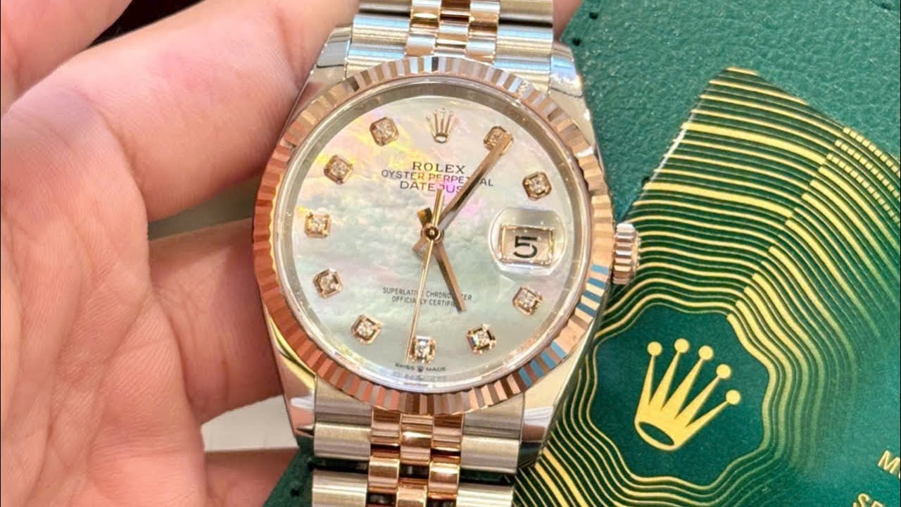 [ Hàng Tuyển ] Đồng hồ Rolex 126231 Mop Mặt Khảm Trai