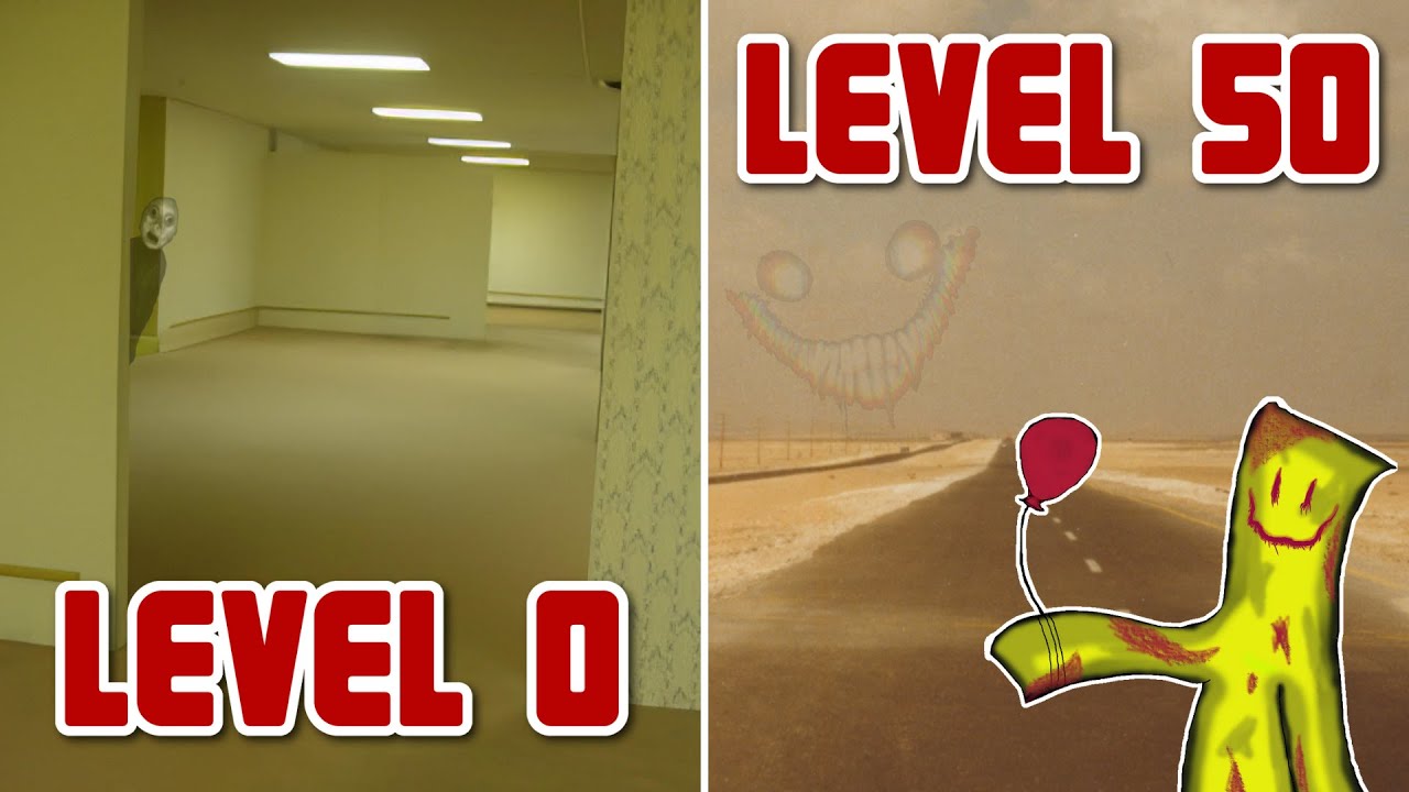 Alle BACKROOMS LEVEL von LEVEL 0 bis 50 erklärt!