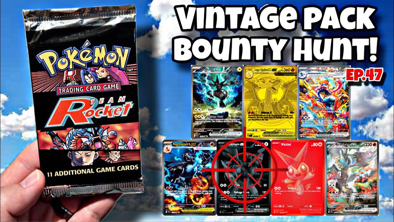 Охота за винтажными покемонами из набора «Черно-белый»! #pokemon #reaction #opening #collection #fyp