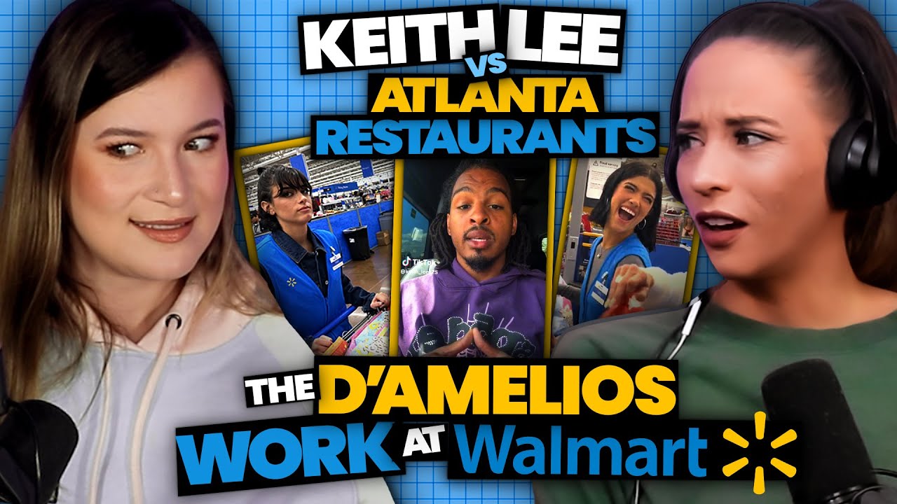 Keith Lee's CHAOTIC Atlanta Food Tour + Charli & Dixie D'Amelio's COSPLAY As Walmart Workers (Ep 89)