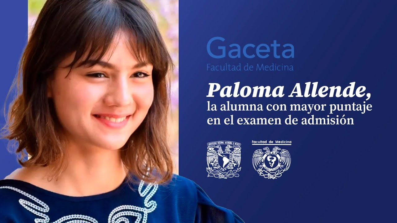 Paloma Allende, la alumna con mayor puntaje en el examen de admisión