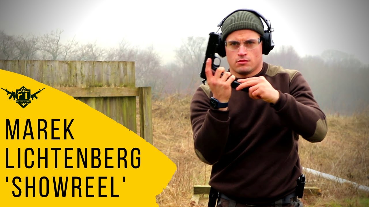 Marek Lichtenberg Showreel while on the Handgun & Tactical Rifle Firearm Training for Film & TV