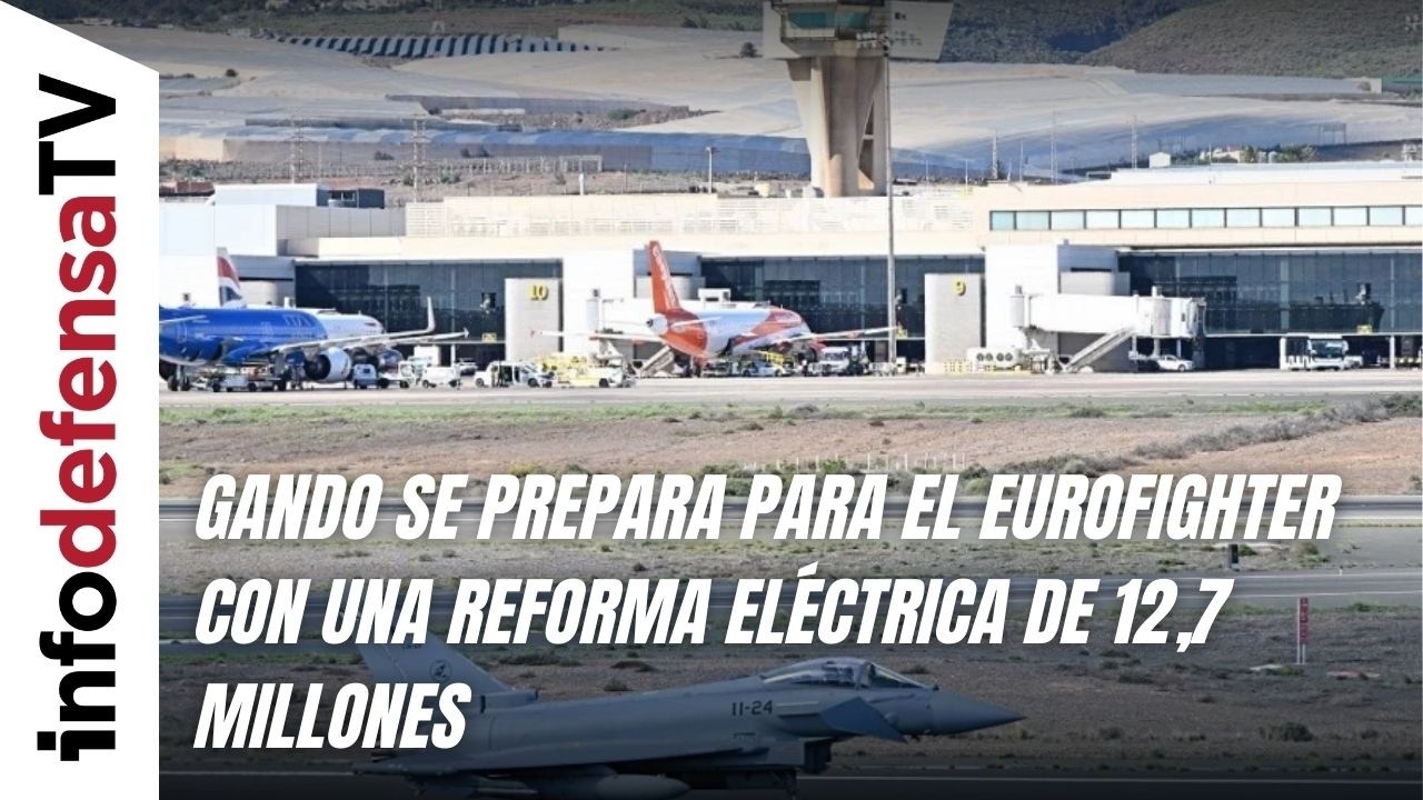 Gando se prepara para el Eurofighter con una reforma eléctrica de 12,7 millones
