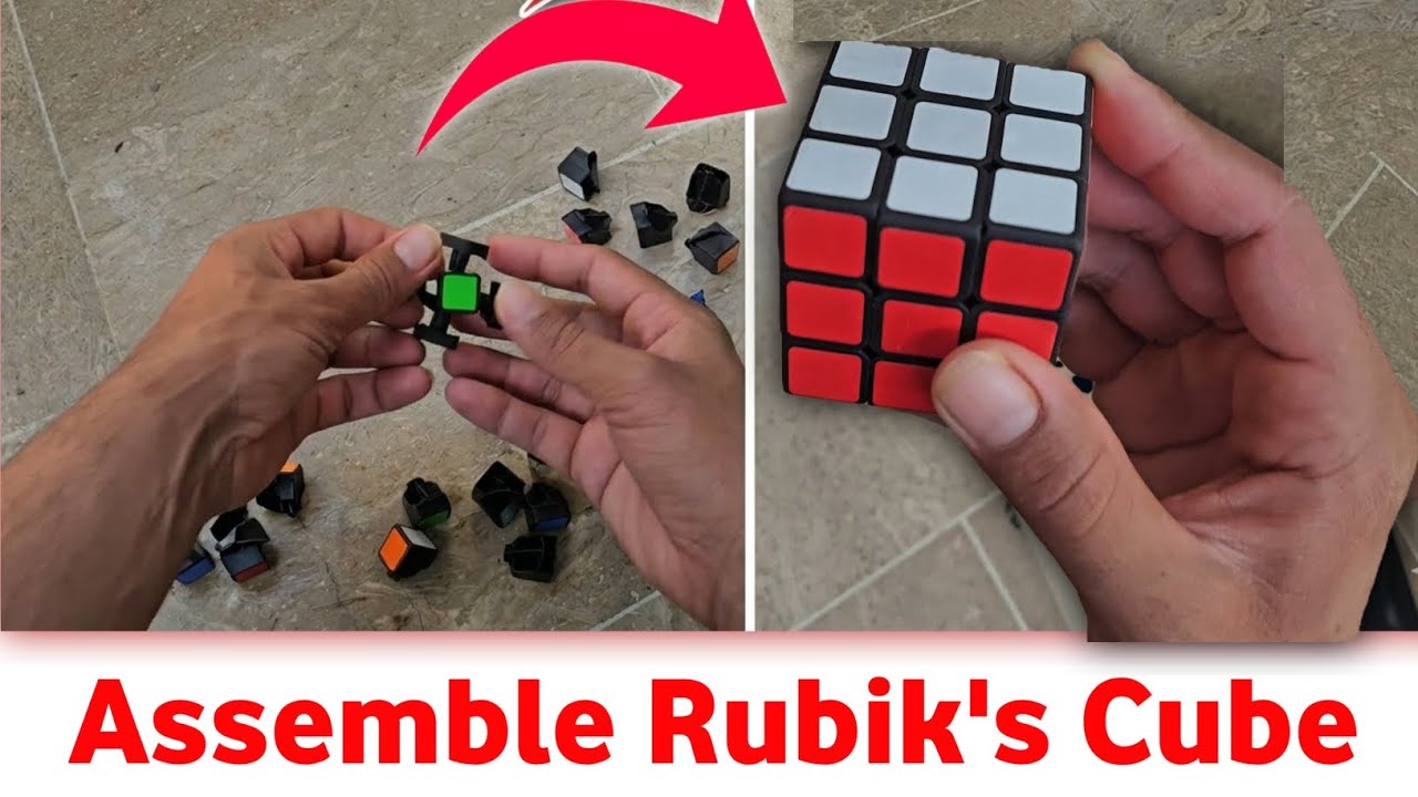 How to Fix a Broken Rubik's Cube / rubik's cube jodne ka aasan tarika / rubik's cube jodne ka tarika