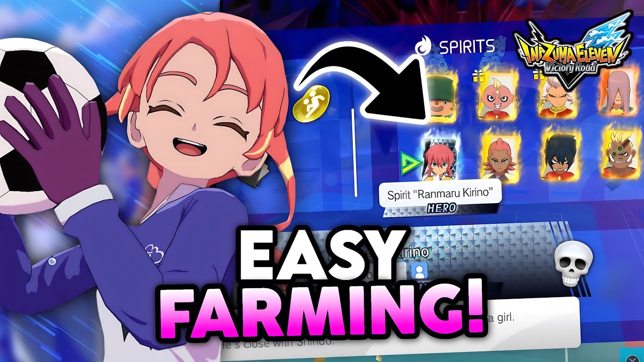 DO THIS To *FARM EVERYTHING* EASY In Inazuma Eleven Victory Road!🤩