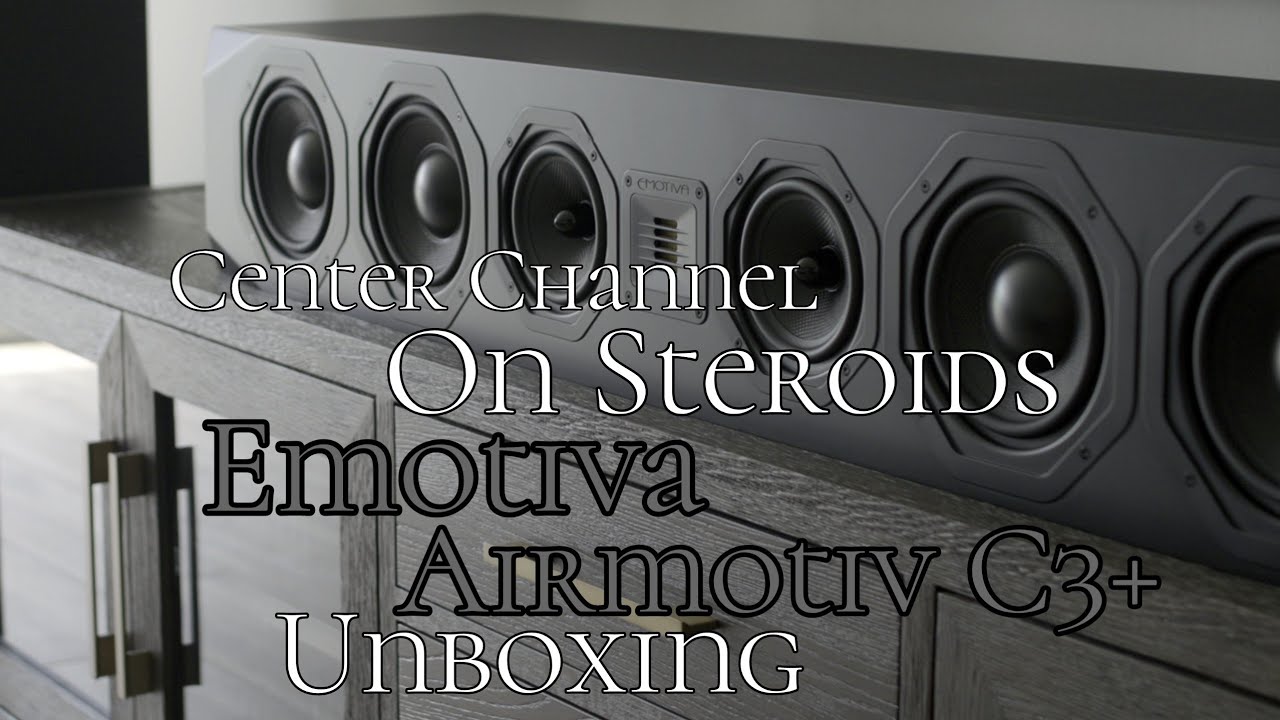 Never Miss A Single Dialog EVER AGAIN! • Emotiva Airmotiv C3+ Center Channel Speaker • Unboxing •