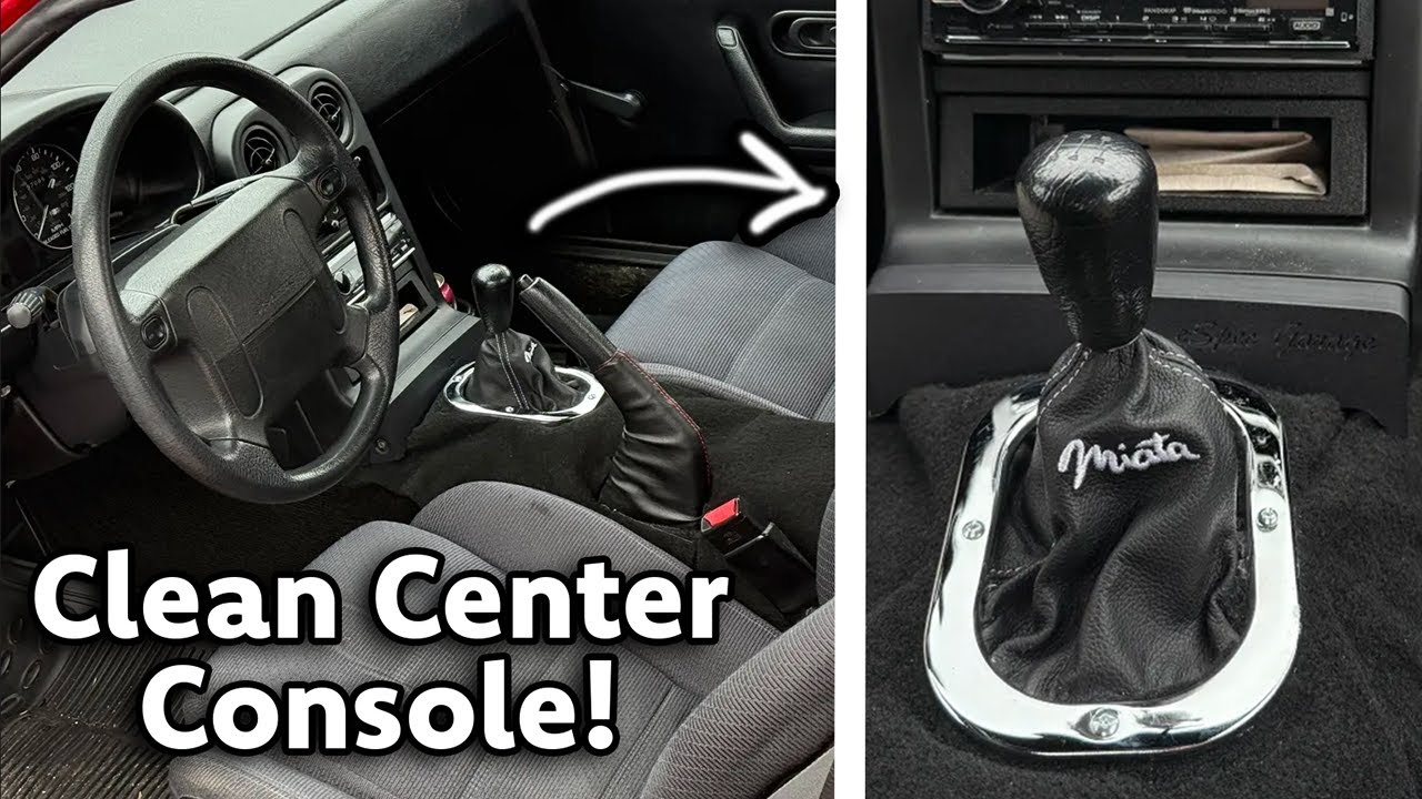 Miata EASY DIY Center Console Delete Finishing Touches