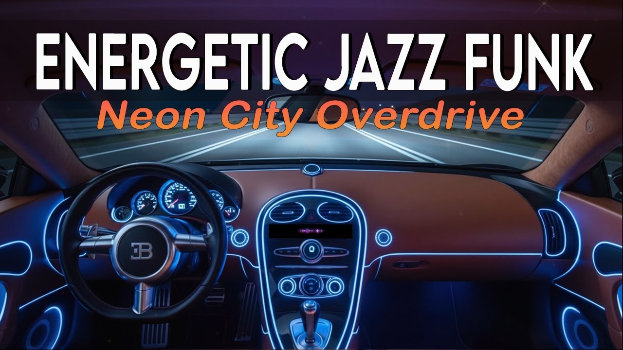 Neon City Overdrive 🌈🏁 Energetic Jazz Funk Music