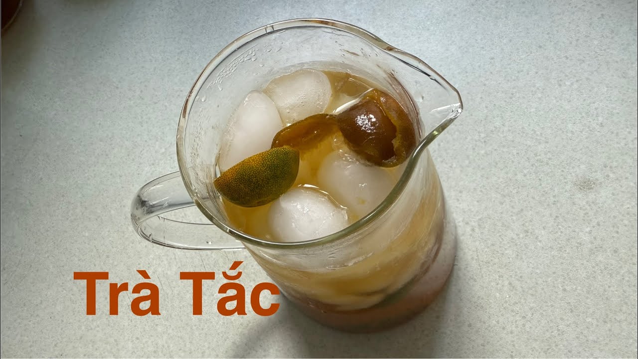 Tr&agrave; Tắc  - Kumquat-Tee-Getr&auml;nk - ein vietnamesisches Erfrischungsgetr&auml;nk