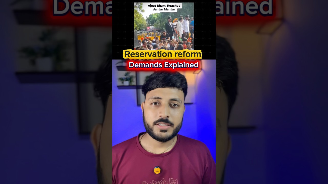 Main demands of reservation hatao andolan at Jantar mantar explained | #jantarmantar #shorts