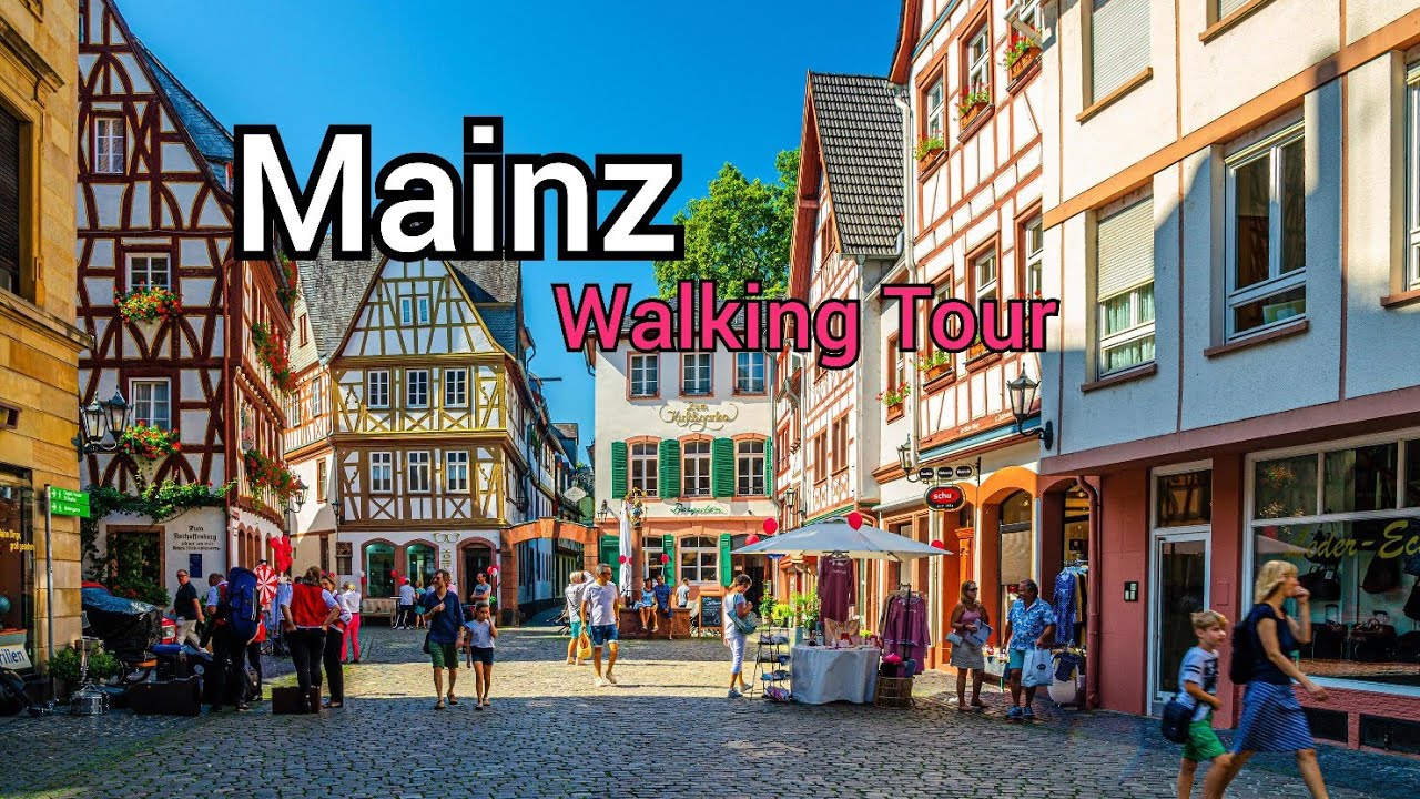 Mainz walking tour | Germany Summer 2022 | Amazing World City Walks 