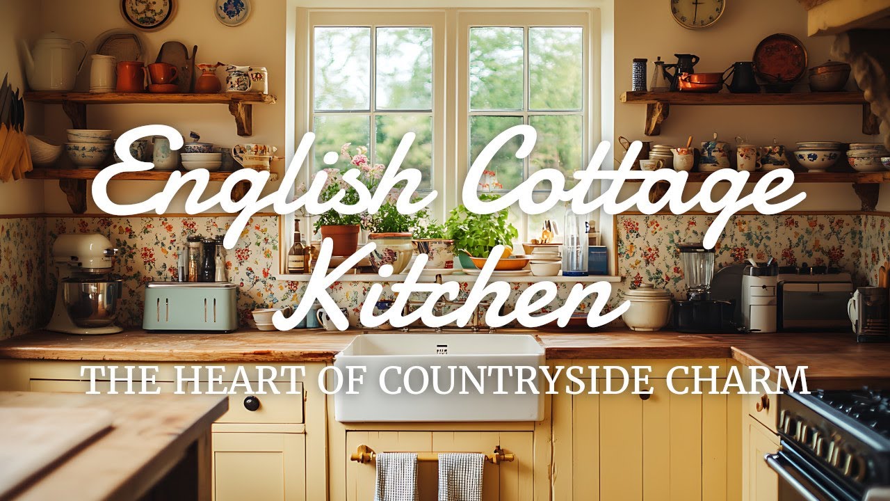 🏡🍳 Classic English Country Cottage Kitchens : Heart of English Countryside Charm