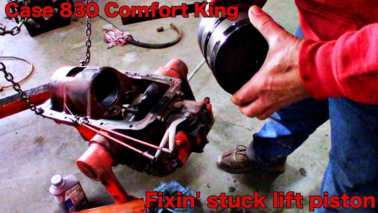 Case 830 Comfort King наконец-то устранил проблему с застрявшим поршнем 3-точечной навески и заме...