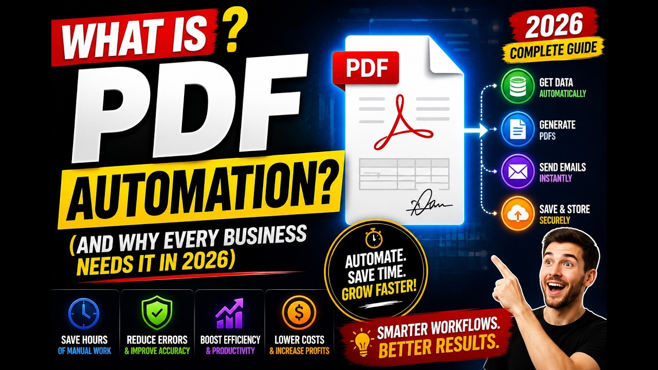 What Is PDF Automation? (And Why Every Business Needs It in 2026) | Complete Beginner Guide